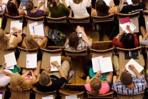 Students in lecture hall