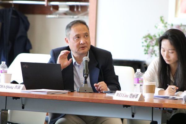 Speaker at a workshop.
